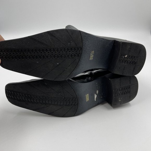 Martello Black Leather Vintage Mens Boots B72-1 Size 46 EU 12 US 11 UK - Picture 7 of 10